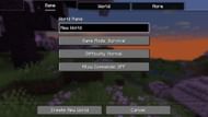 Java Edition's world creation screen (Image via Mojang)